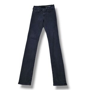 Shaping &Denim By H&M Jeans Size 28 W24"xL32.5" Skinny Jeans Stretch Black Denim
